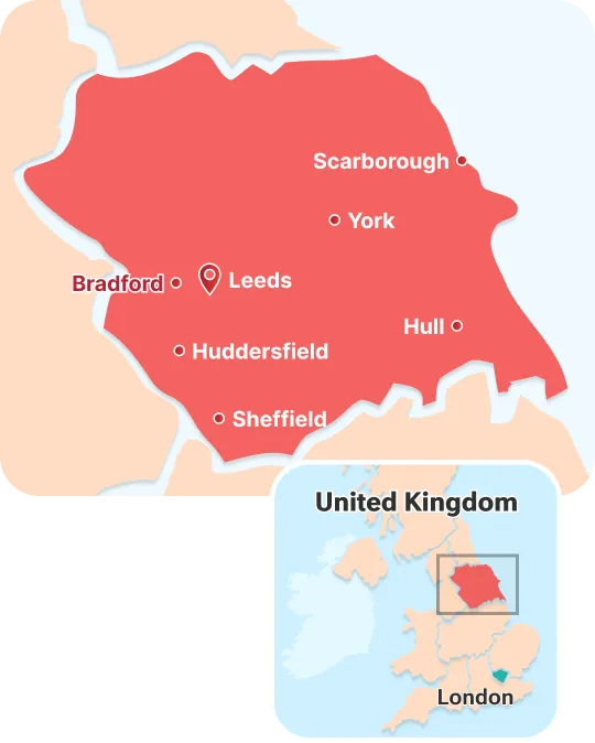 Yorkshire and the Humber 约克郡和亨伯
